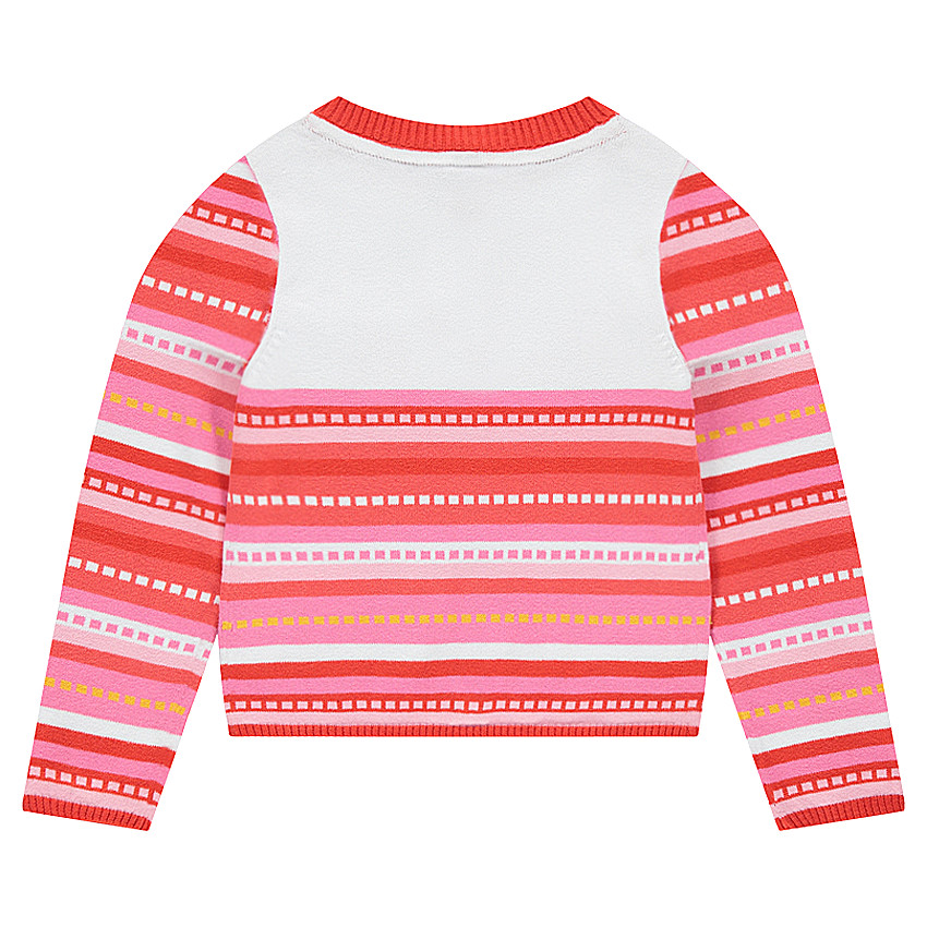 Gilet en tricot avec motif jaquard all-over 