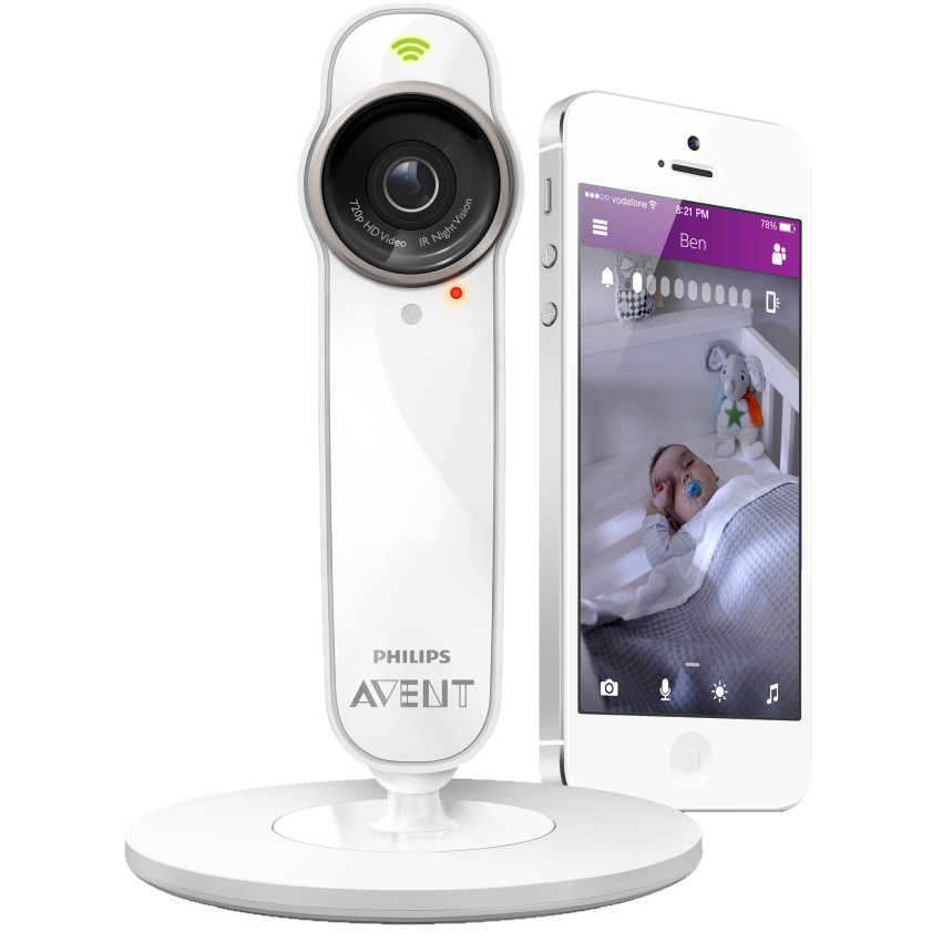 Babyphone avec caméra SCD 860 - Blanc 