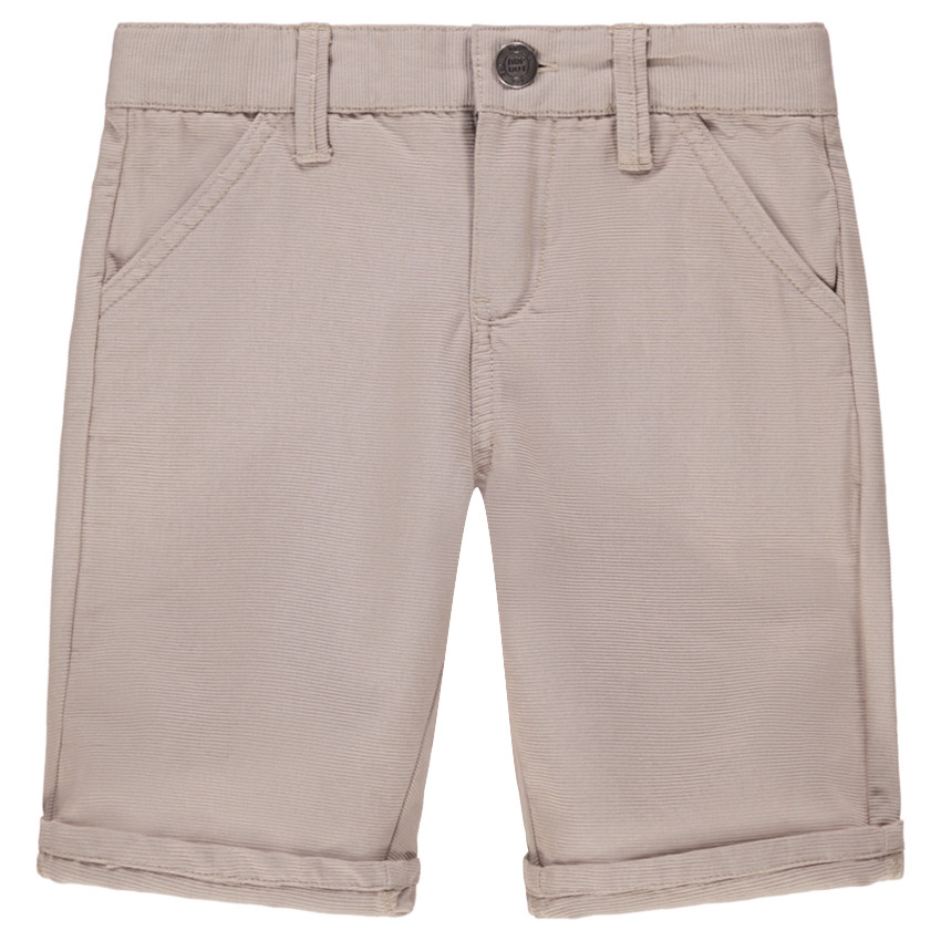 Bermuda en coton fantaisie à poches 