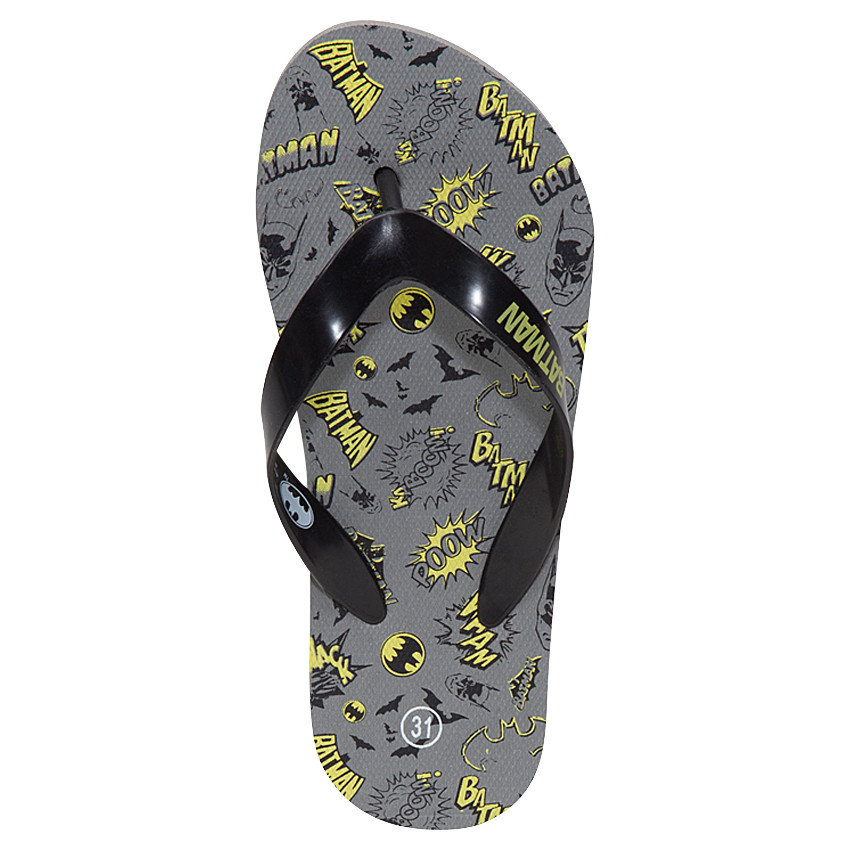 Tongs avec semelles imprimées logo BATMAN all-over 