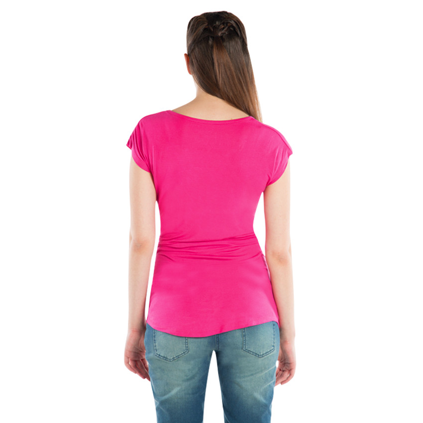 Tee-shirt de grossesse manches courtes avec print  