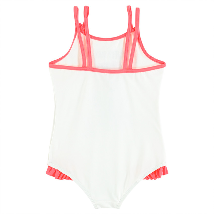 Maillot de bain 1 pièce à volants et print chaton  