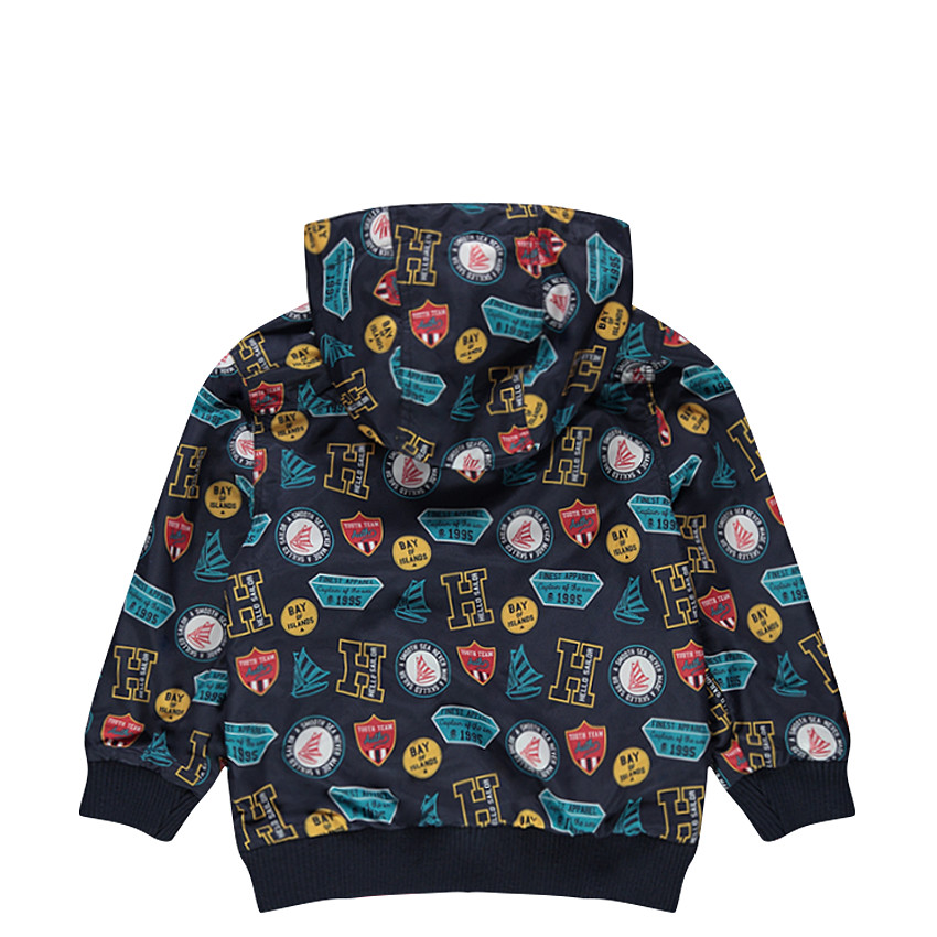 Coupe-vent réversible à capuche amovible 