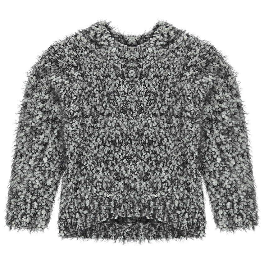 Pull en tricot effet "poils" 