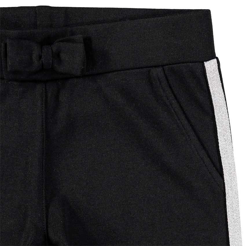 Jegging en milano avec bandes contrastées et poches italiennes 