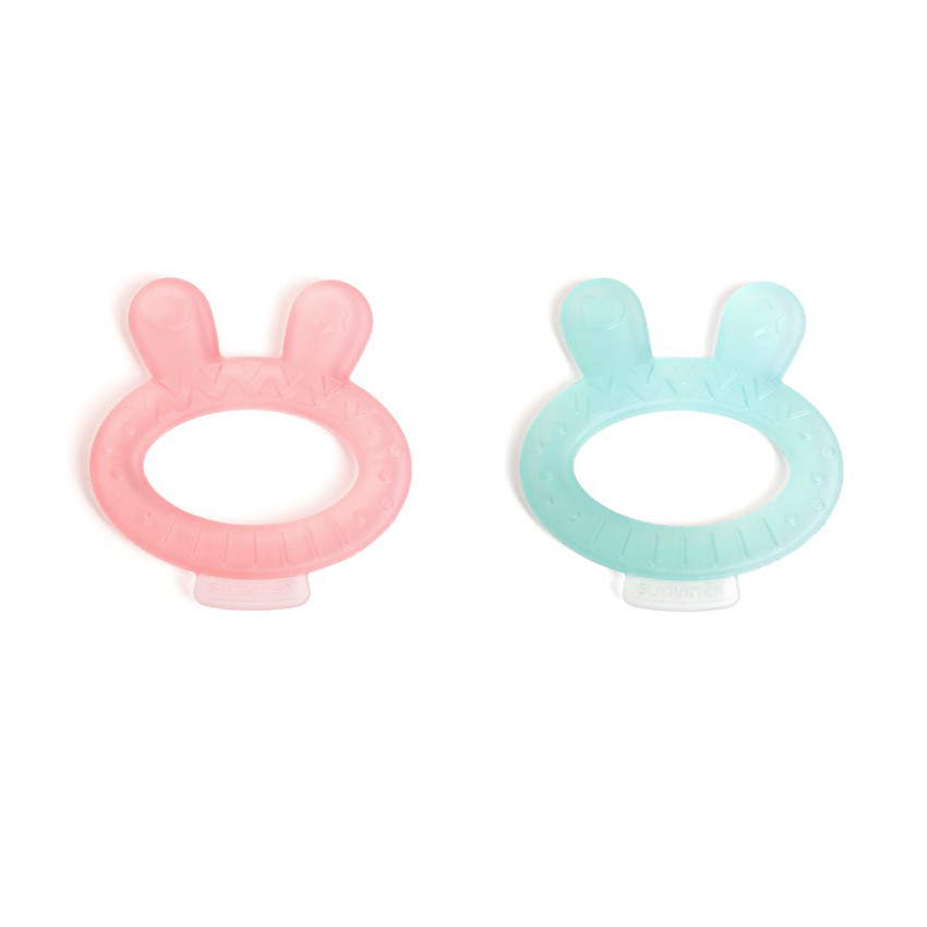 Lot de 2 anneaux de dentition en forme de lapin - Hygge baby 