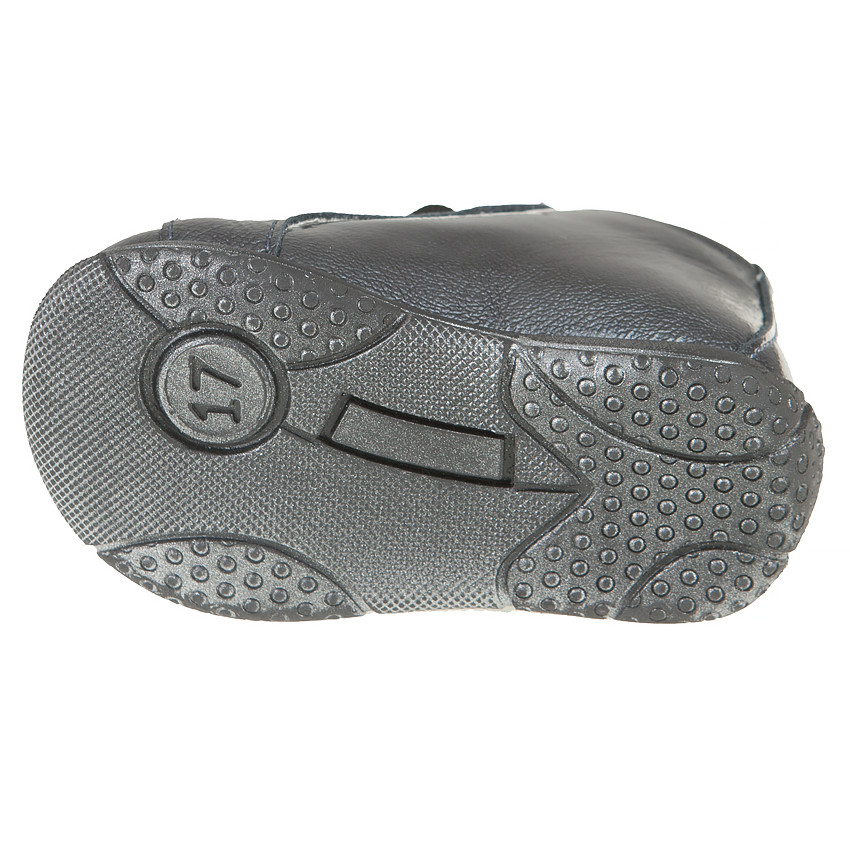 Bottillons vernis en cuir à lacets avec fleurs 