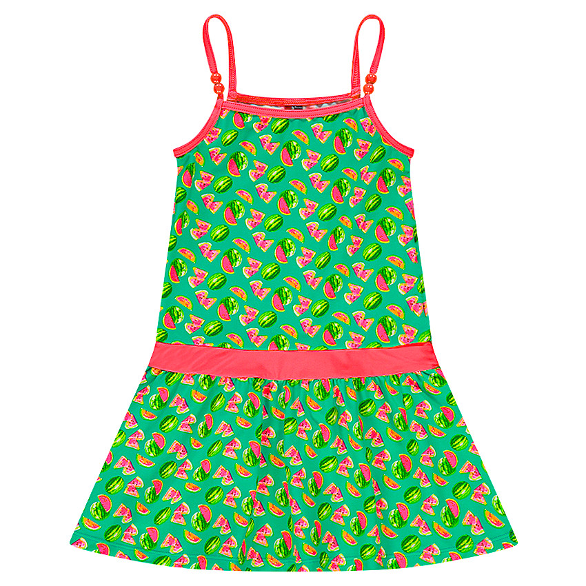 Robe de plage imprimée pastèque 