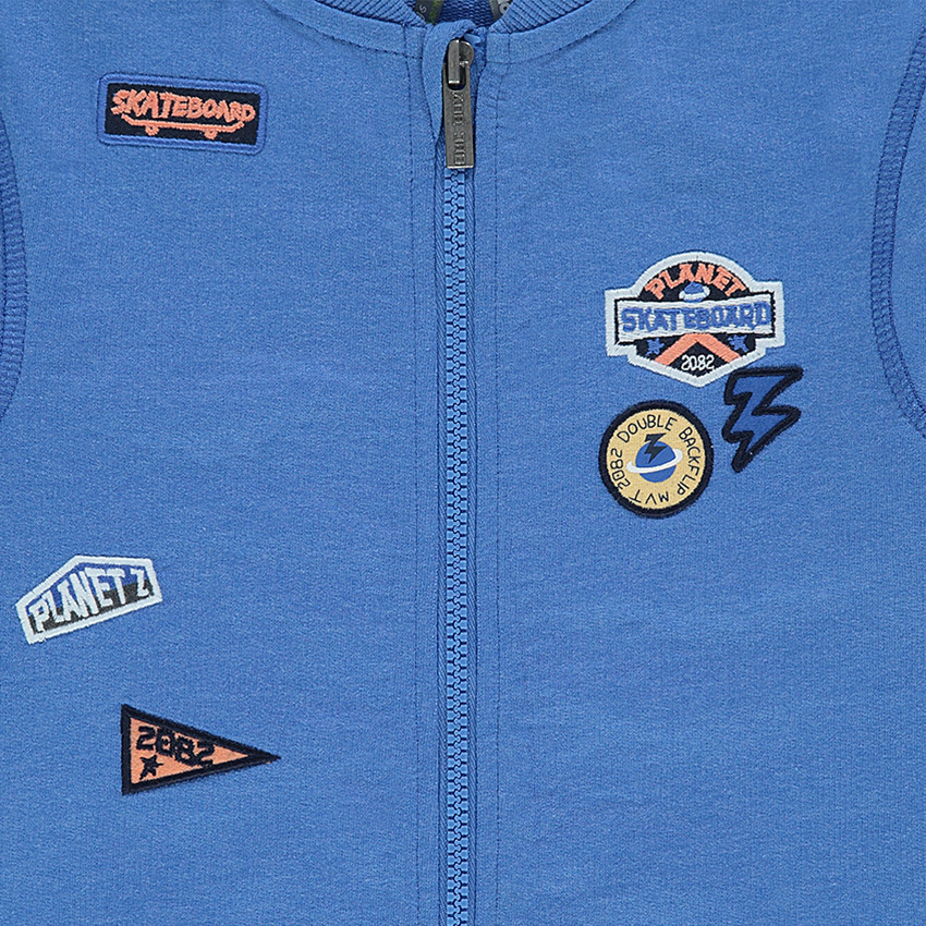 Jogging en molleton avec badges patchés 