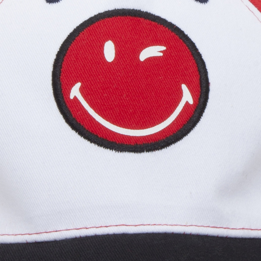 Casquette tricolore Smiley 