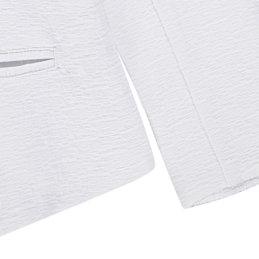 Blazer en jacquard avec doublure satinée 