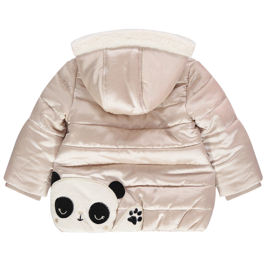 Doudoune matelassée doublée sherpa à capuche amovible 