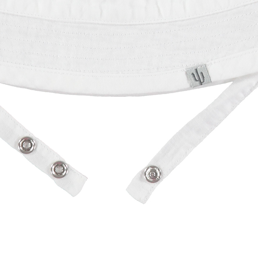 Bob blanc uni en coton  