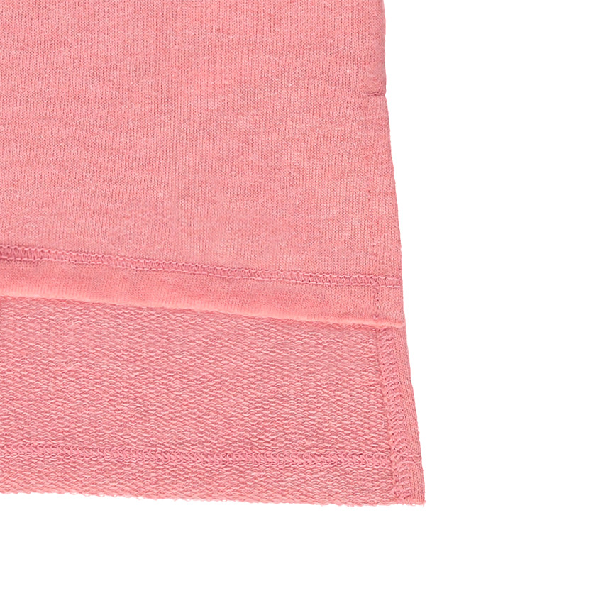 Sweat en molleton chiné avec print floral et épaules tombantes 