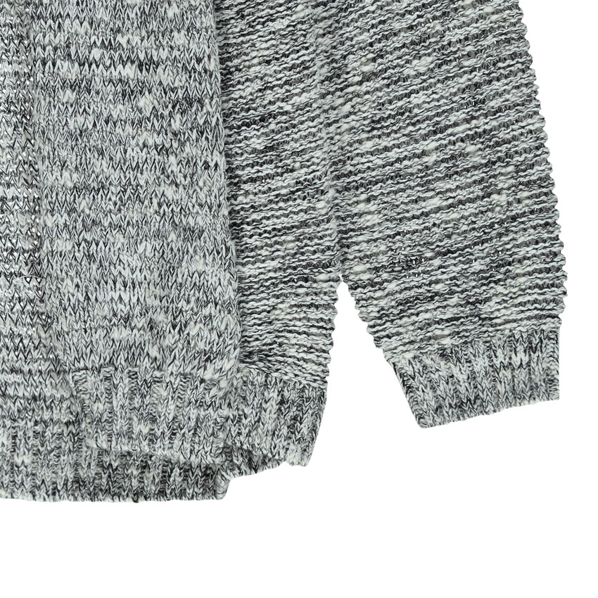 Junior - Gilet loose en maille chinée 