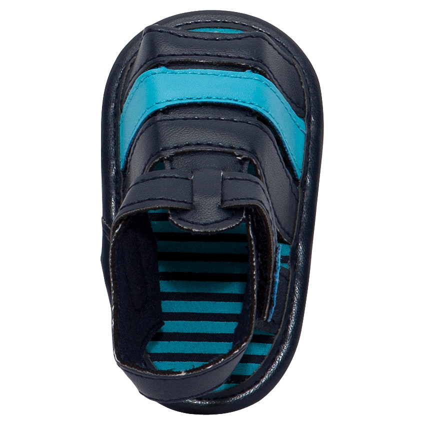 Nu-pieds à lanière contrastée 