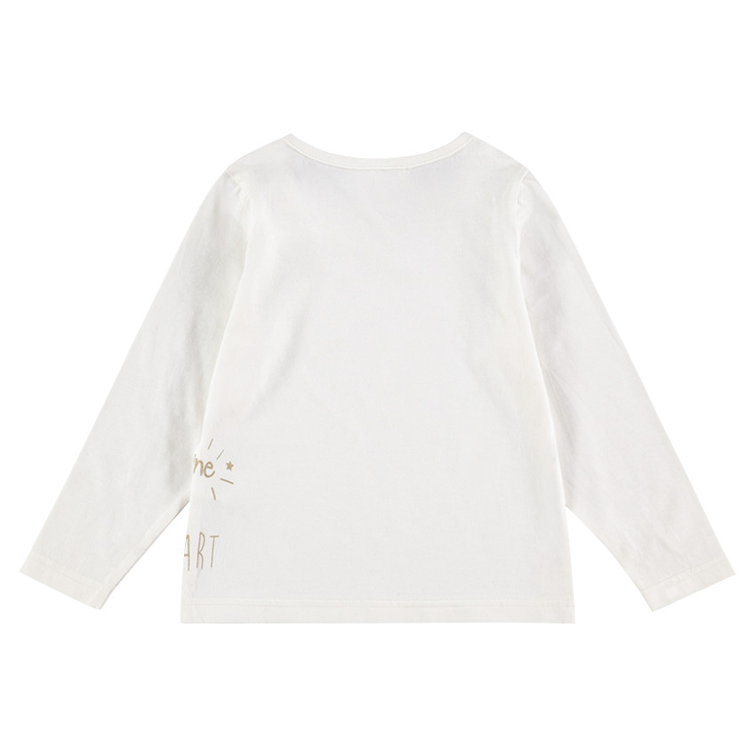 Pull 2 en 1 en maille chenille et jersey avec motif printé 