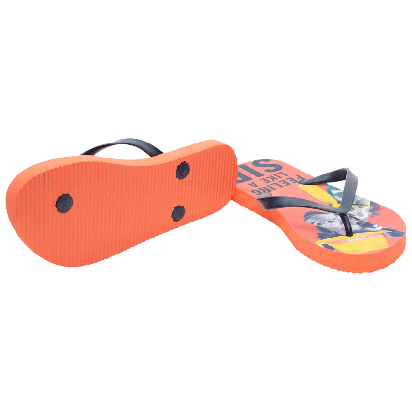 Tongs à girafe et message printés 