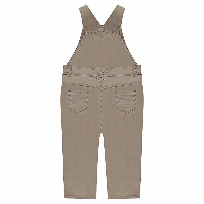 Salopette en coton fantaisie avec détails printés 