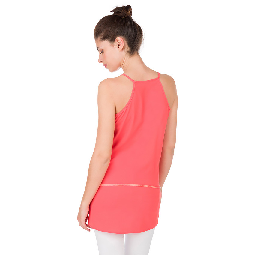 Tunique de grossesse à fines bretelles avec lien de resserrage  