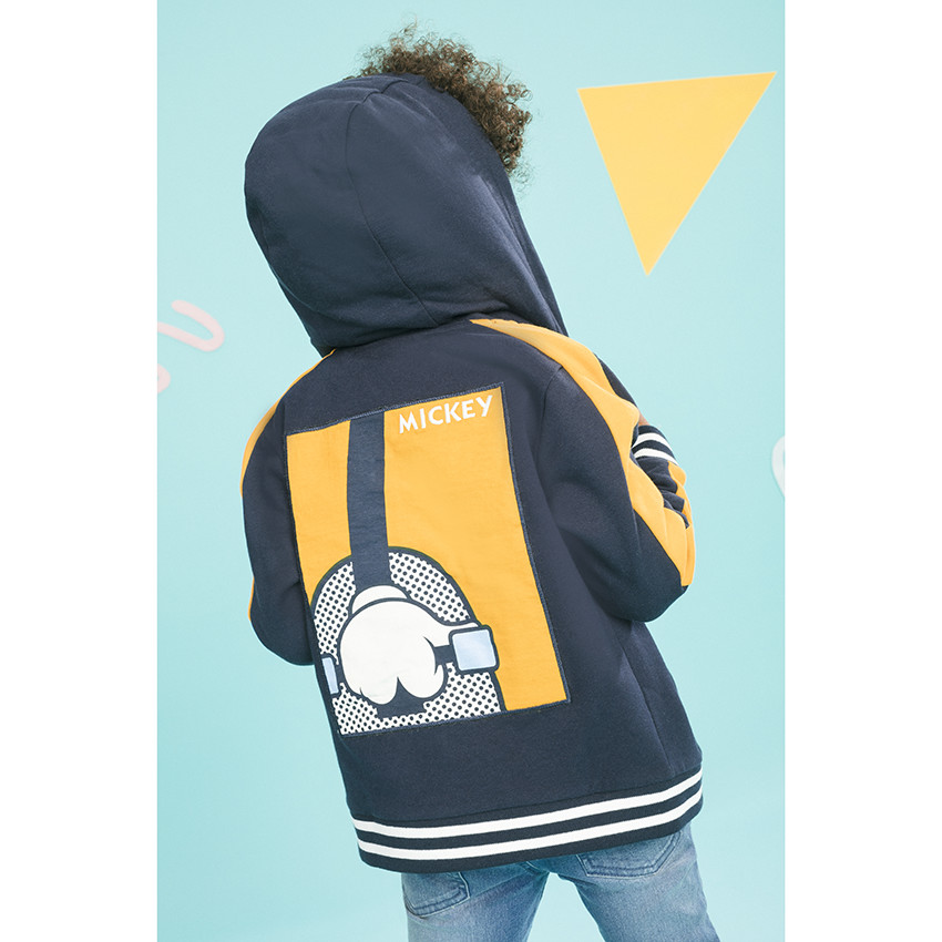 Gilet en molleton à capuche motifs Mickey Disney 
