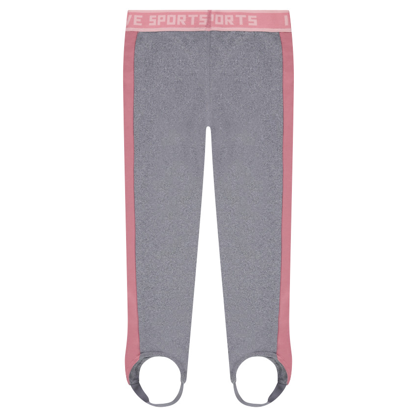 Fuseau avec bandes contrastées et ceinture élastiquée 