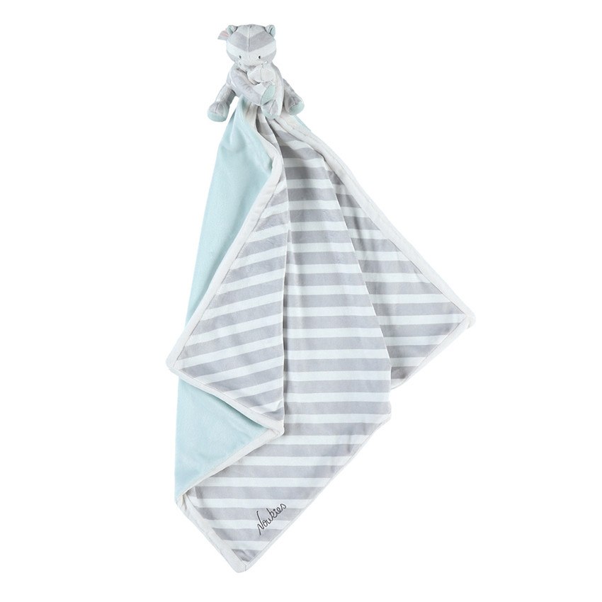 Couverture à peluche intégrée en Veloudoux® - Anna & Milo  