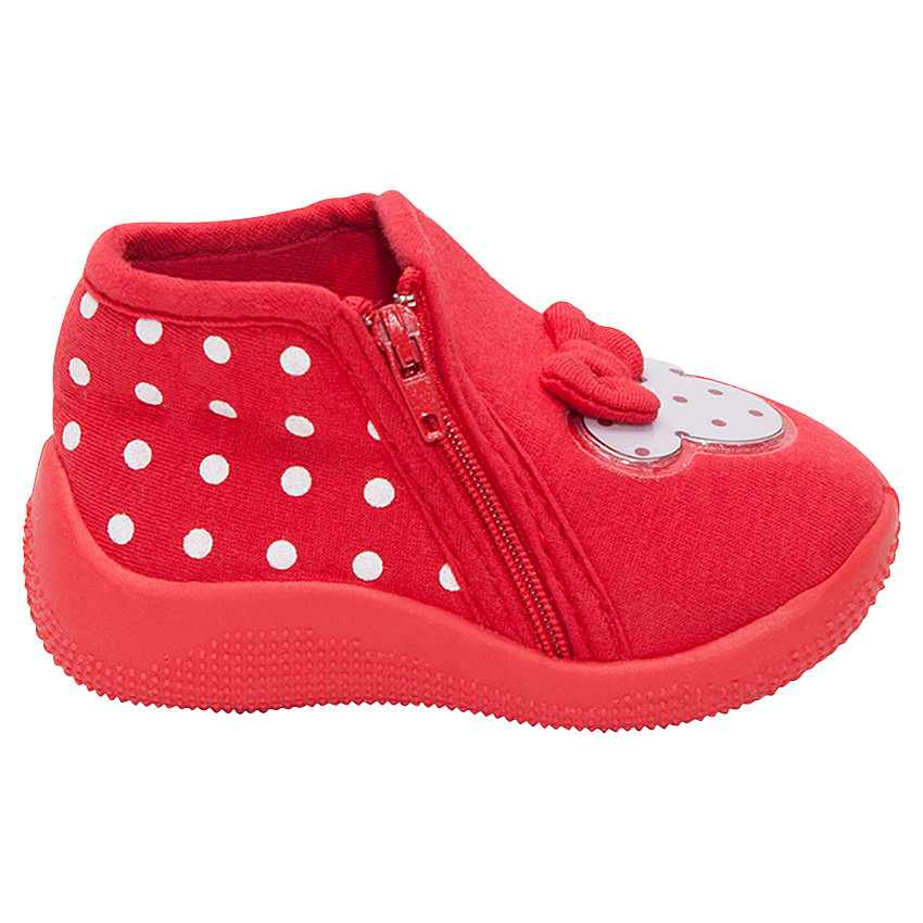 Chaussons en jersey avec patch plastifié Disney Minnie 