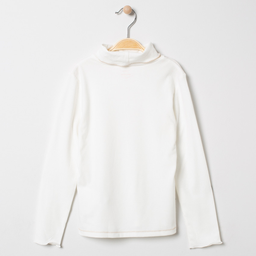 Sous-pull à col roulé motif danseuse et sequins 