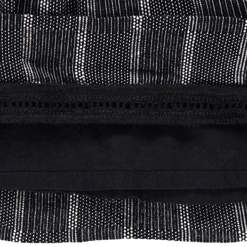 Tunique manche longues à carreaux fantaisie et broderie 