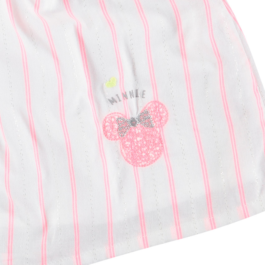 Robe sans manches à rayures avec print Minnie  Disney 