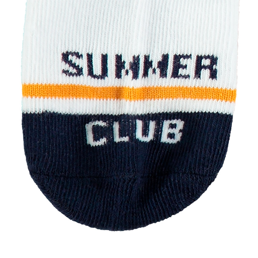 Lot de 3 paires de chaussettes courtes à rayures jacquard 