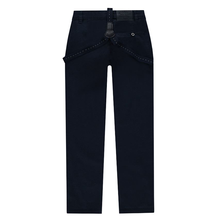 Junior - Pantalon en twill avec bretelles réglables amovibles 