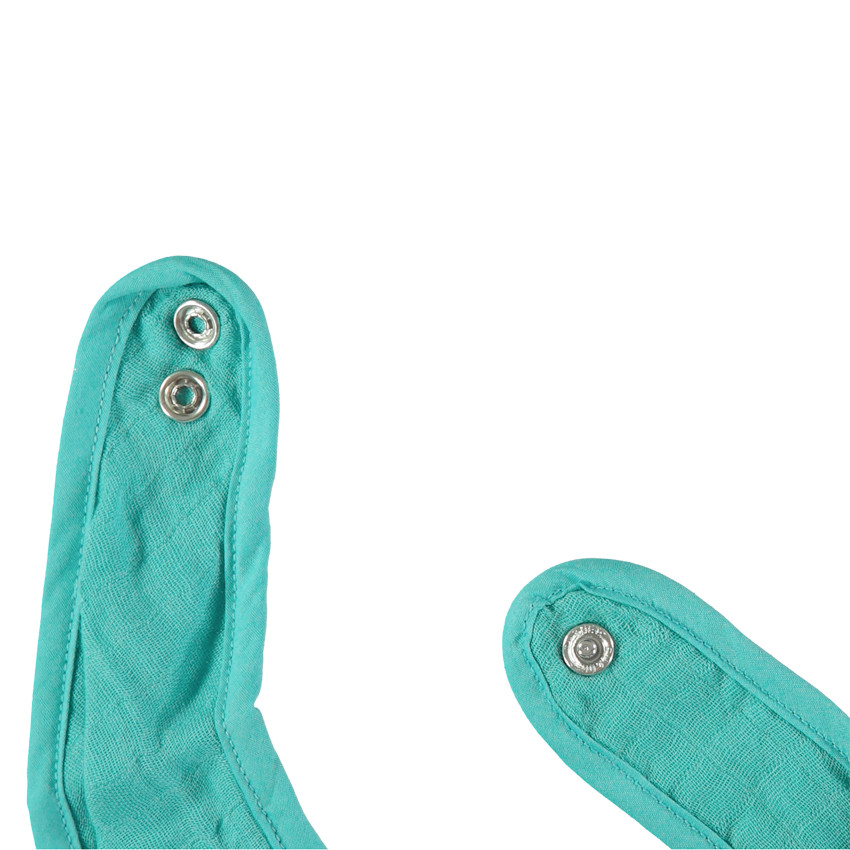 Bavoir forme bandana en coton 