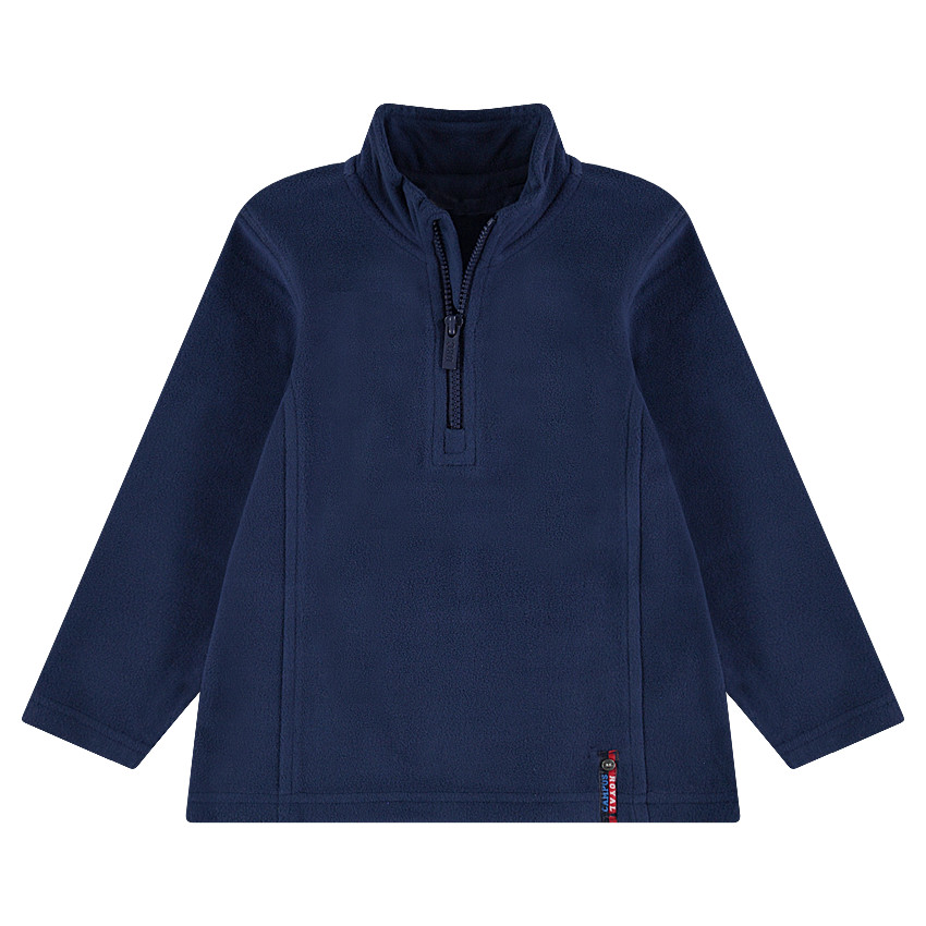 Junior - Sweat en polaire avec ouverture zippée sur le devant 