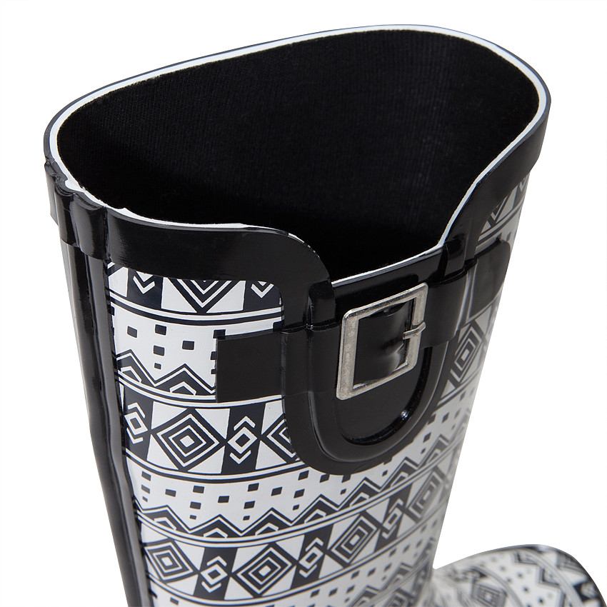 Bottes de pluies imprimées graphique 