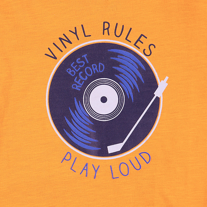 Tee-shirt manches longues en jersey avec print fantaisie 