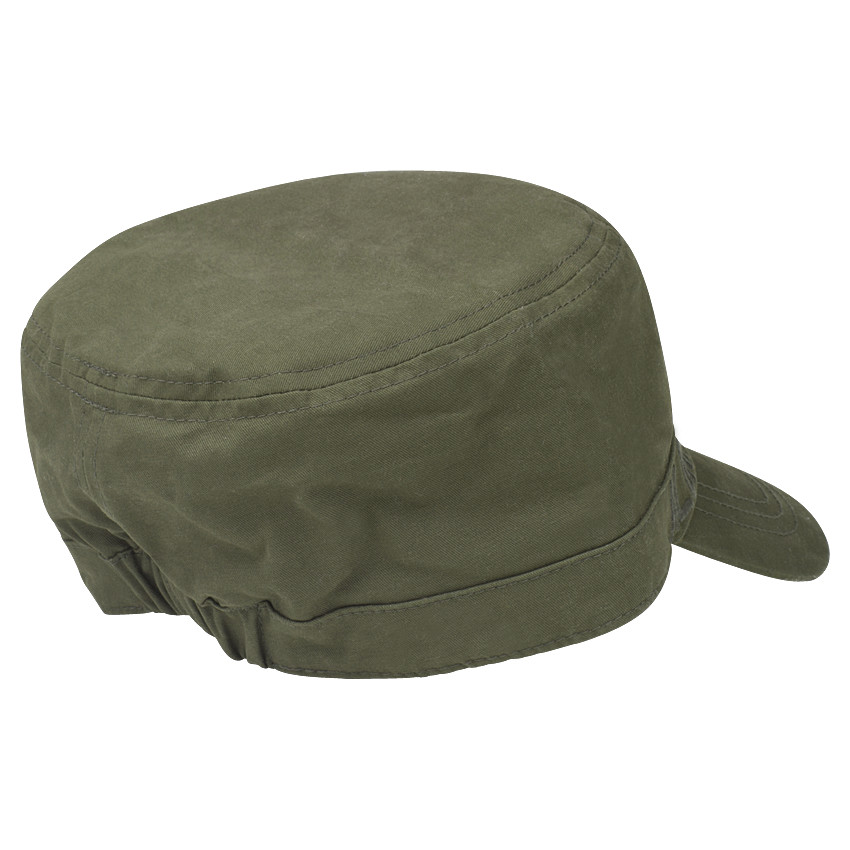 Casquette en twill unie avec inscriptions brodées 