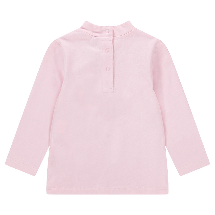 Sous-pull manches longues col cheminée avec motif printé 