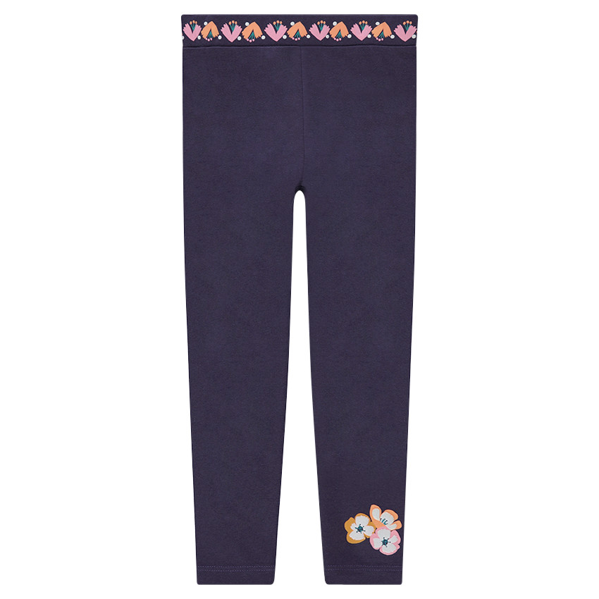Legging en jersey avec fleurs printées 