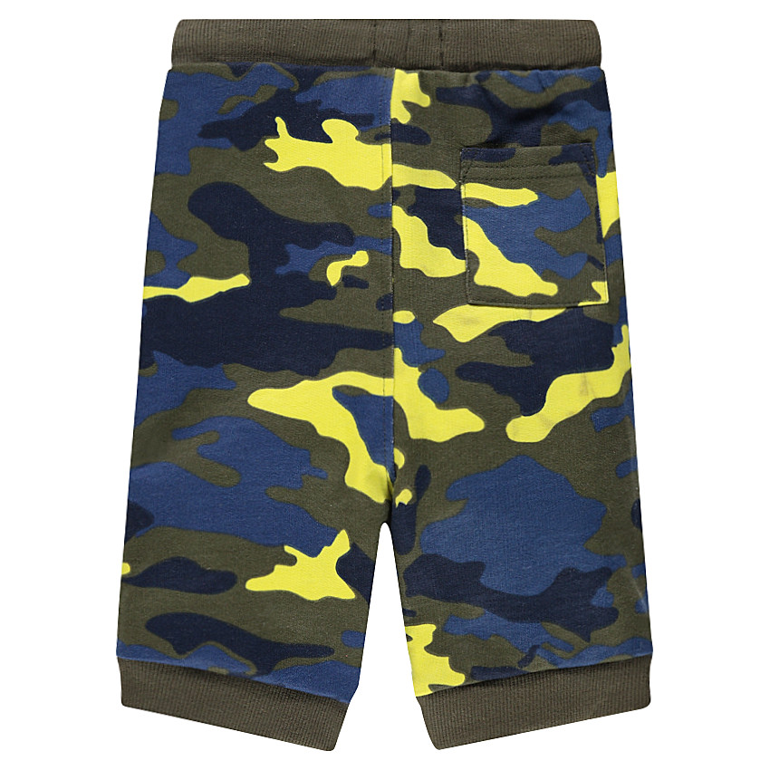 Bermuda imprimé army en molleton 
