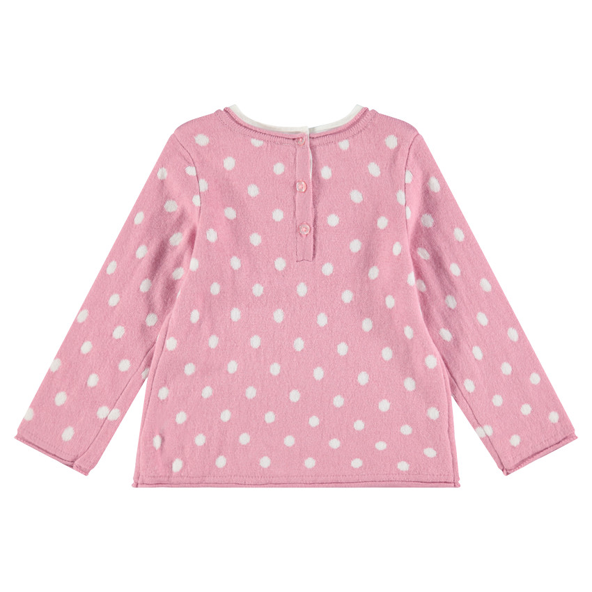 Pull en tricot effet 2 en 1 avec empiècement chemisier 