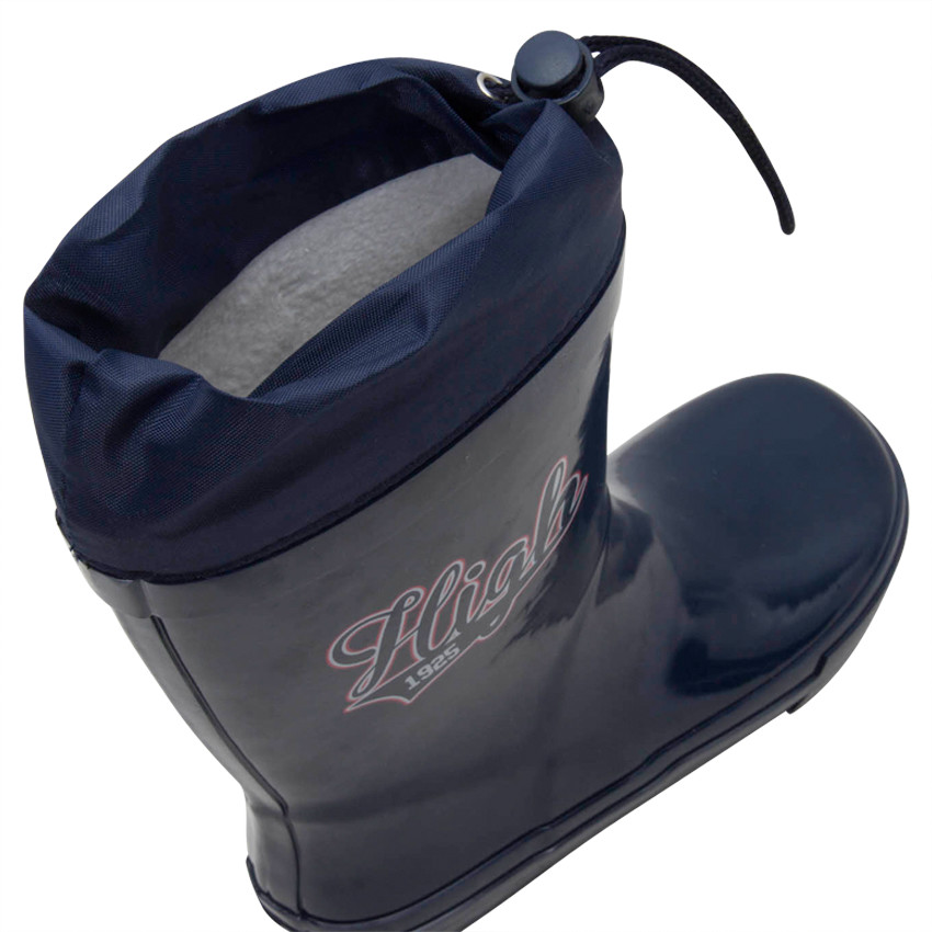 Bottes de pluie avec print et col imperméable 