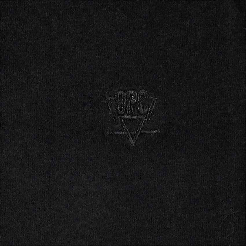 Sous-pull en jersey uni à col roulé avec logo brodé 