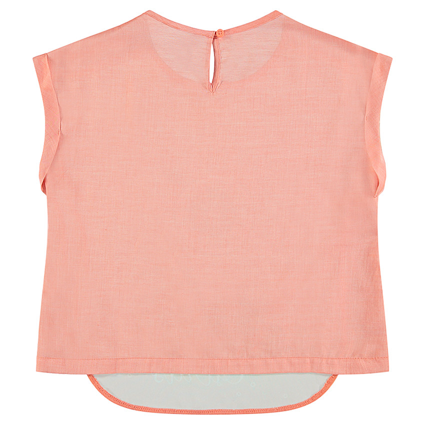 Junior - Tee-shirt manches courtes coupe asymétrique print fruits 