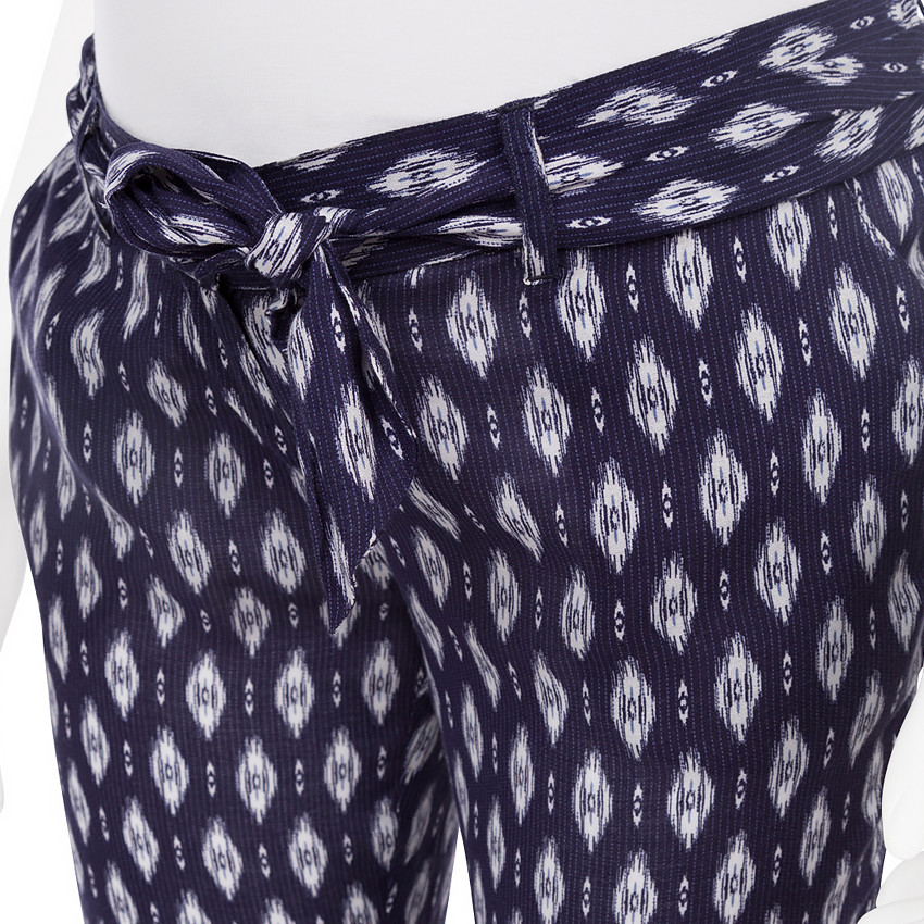 Pantalon de grossesse imprimé all-over coupe carotte 