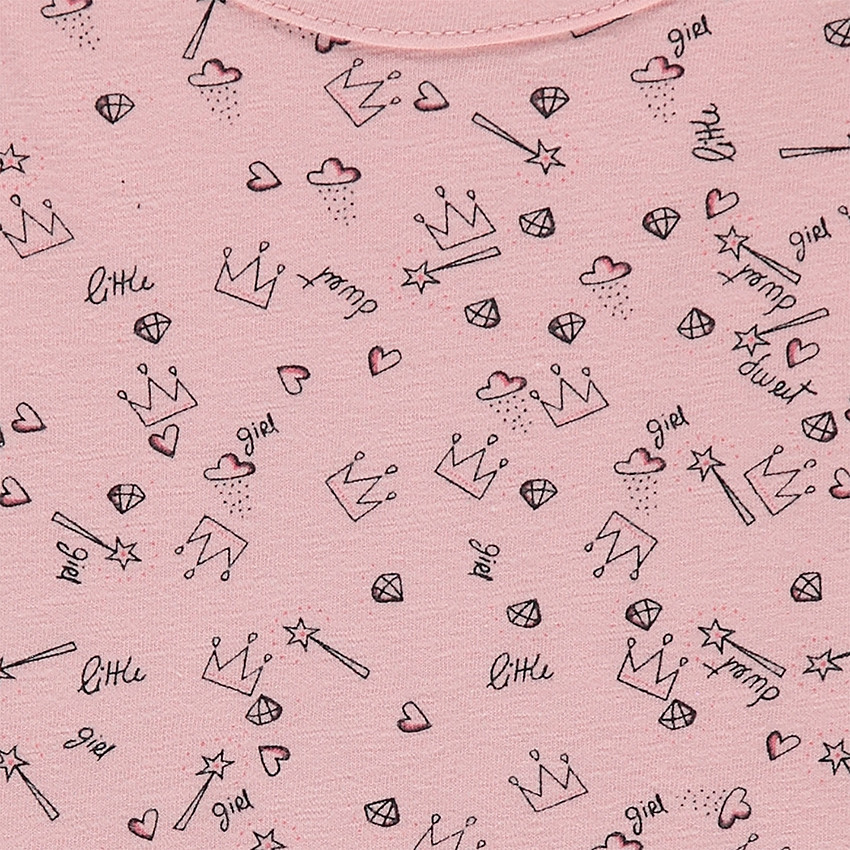 Débardeur en jersey avec flamants roses all-over 