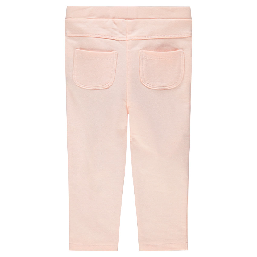 jegging en molleton avec lapins brodés 