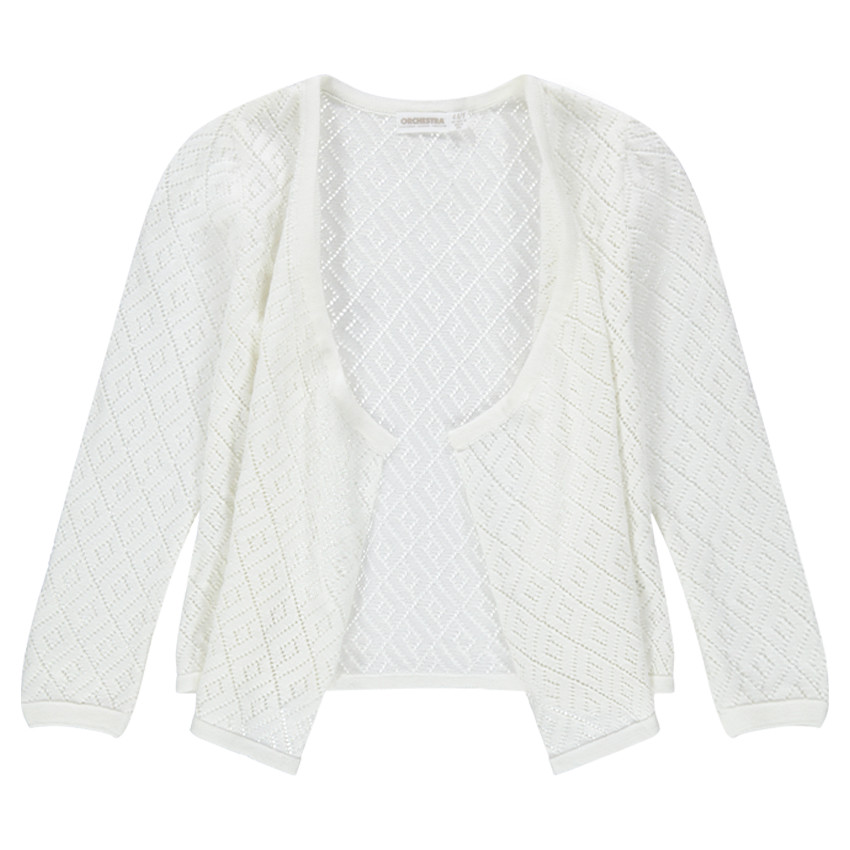 Gilet en tricot ajouré all-over 