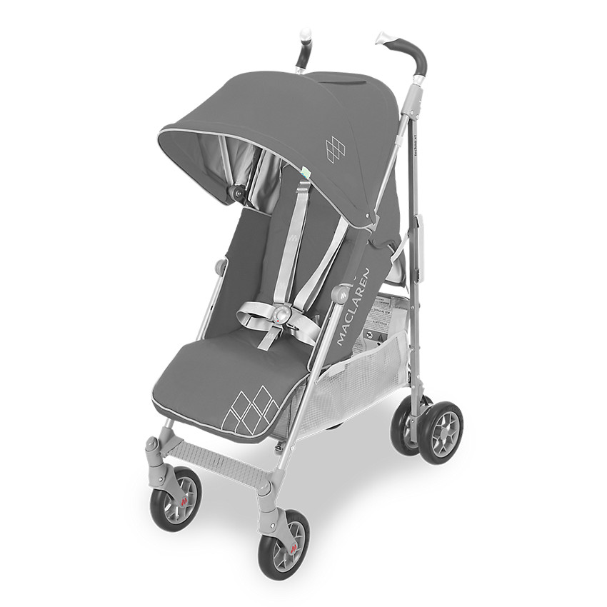 Poussette canne Techno XT - Charcoal/silver 